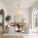 Foglia Leaf Tier Chandelier by Dalmivik, product or room detail view