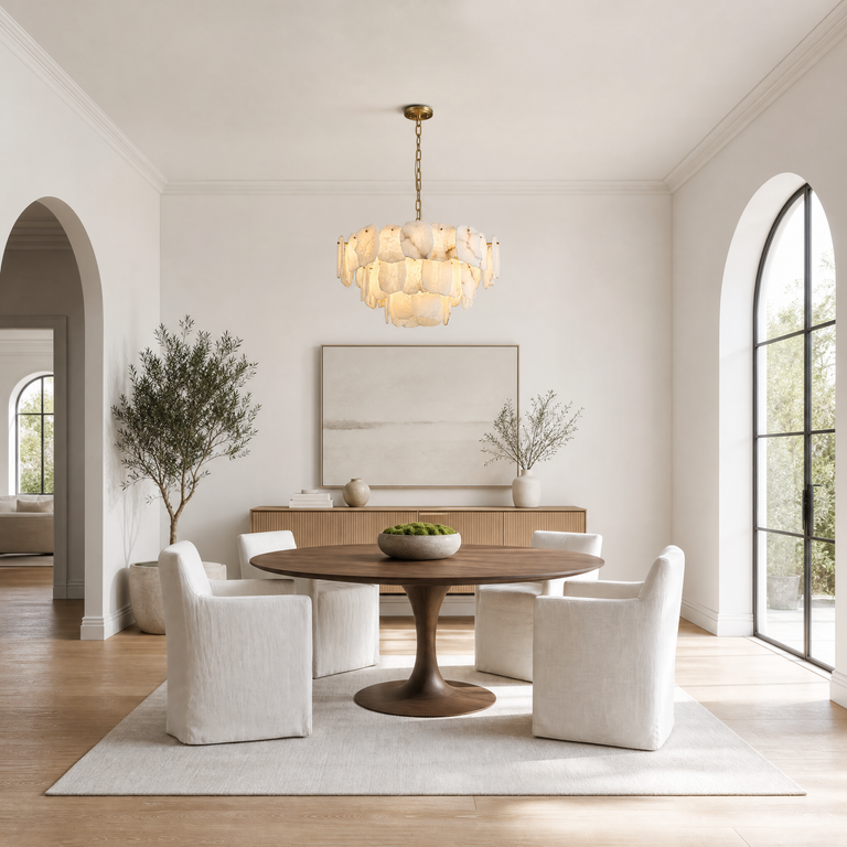 Foglia Leaf Tier Chandelier by Dalmivik, product or room detail view