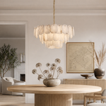 Foglia Leaf Tier Chandelier by Dalmivik, product or room detail view