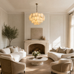Foglia Leaf Tier Chandelier by Dalmivik, product or room detail view
