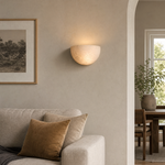 Greta Modern Alabaster Wall Sconce by Dalmivik, product or room detail view