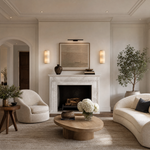 Hollis Modern Alabaster Long Wall Sconce by Dalmivik, product or room detail view