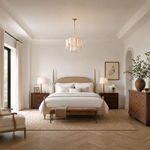 Hollis Modern Alabaster Round Pendant Light by Dalmivik, product or room detail view