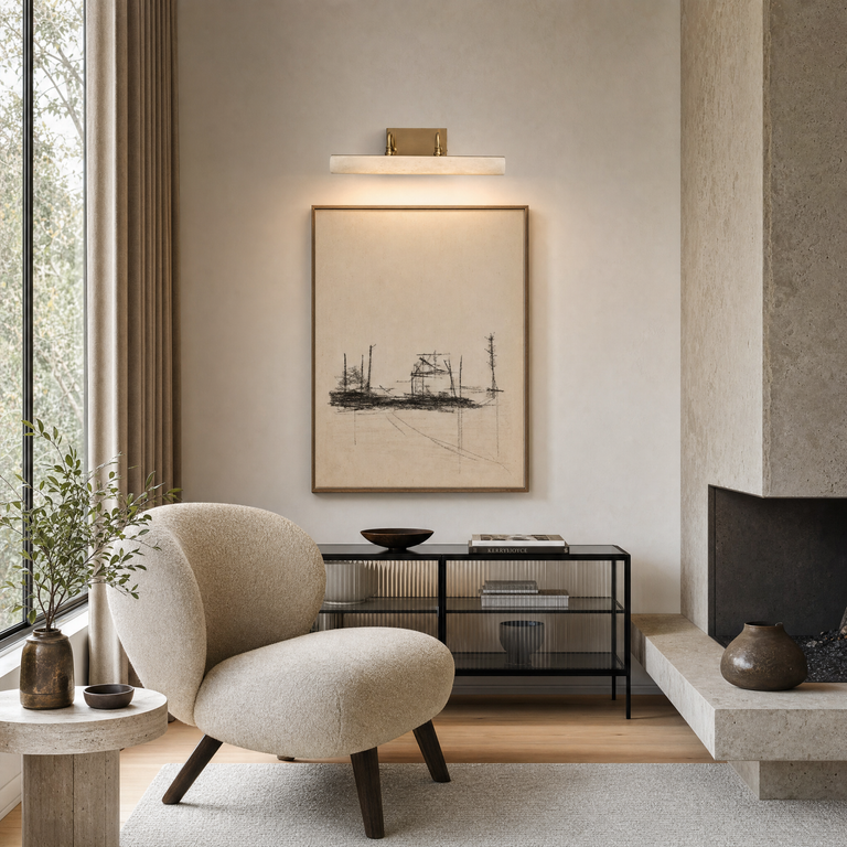 Horizontal Tube Wall Sconce by Dalmivik, product or room detail view