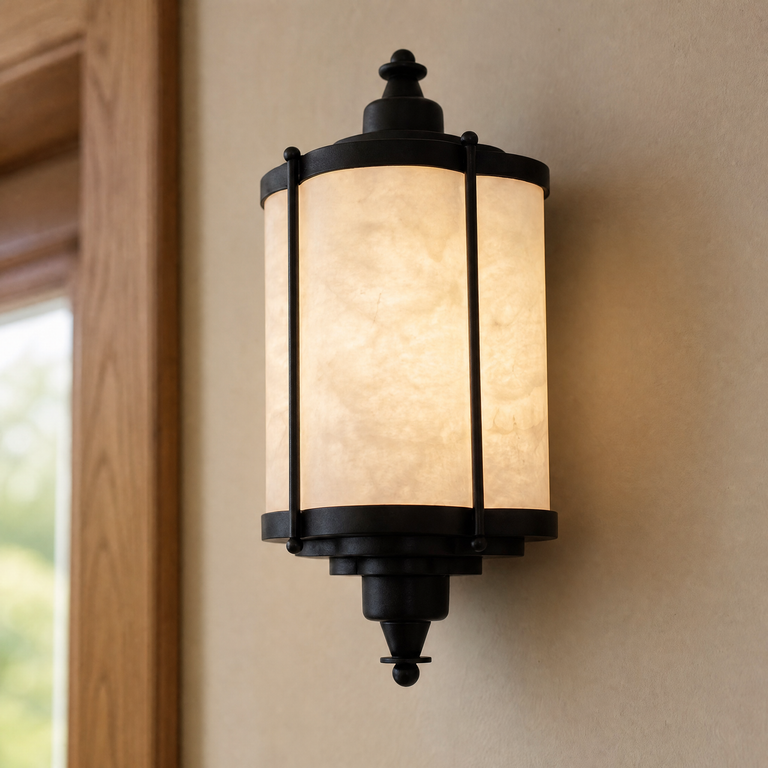 Isla Modern Outdoor Wall Lamp by Dalmivik, product or room detail view