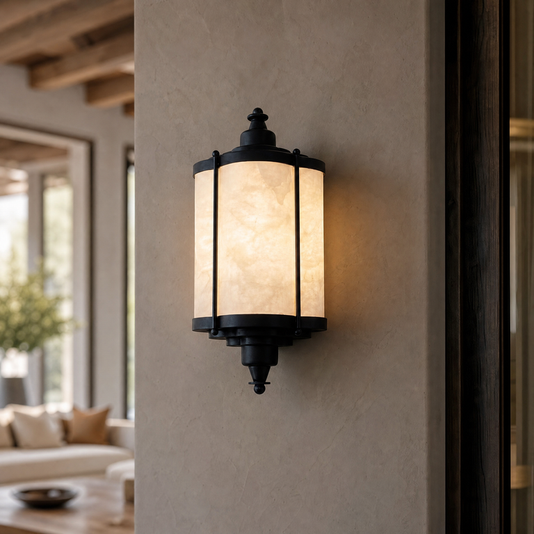Isla Modern Outdoor Wall Lamp by Dalmivik, product or room detail view
