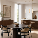 Linea Alabaster Kitchen Island Pendant Light by Dalmivik, product or room detail view