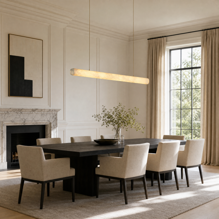 Linear Bar Pendant Light by Dalmivik, product or room detail view
