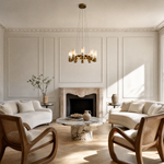 Livia Modern Alabaster Hanging Light Fixtures by Dalmivik, product or room detail view