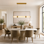 Anello Alabaster Cylinder Linear Pendant 47.24" L by Dalmivik, product or room detail view