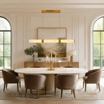 Anello Alabaster Cylinder Linear Pendant 47.24" L by Dalmivik, product or room detail view