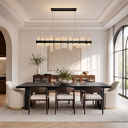 Hollis Alabaster Tile Linear Chandelier 46.8