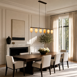 Onda Modern Linear Pendant Lighting L47.2" by Dalmivik, product or room detail view