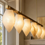 Onda Modern Linear Pendant Lighting L47.2" by Dalmivik, product or room detail view