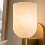 Orbita Modern Double Light Wall Sconce by Dalmivik, product or room detail view
