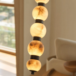 Orbita Modern Veritical Island Pendant Light by Dalmivik, product or room detail view