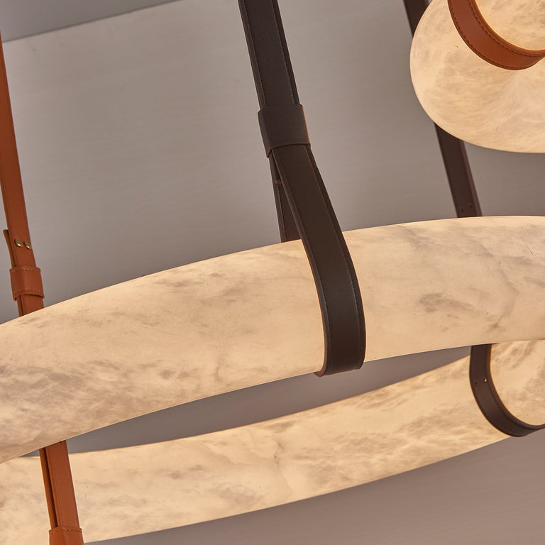 Pendant Light A Alabaster Ring Ceiling Lamp by Dalmivik, product or room detail view