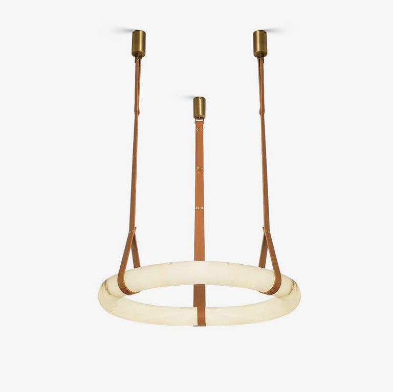 Pendant Light A Alabaster Ring Ceiling Lamp by Dalmivik, product or room detail view