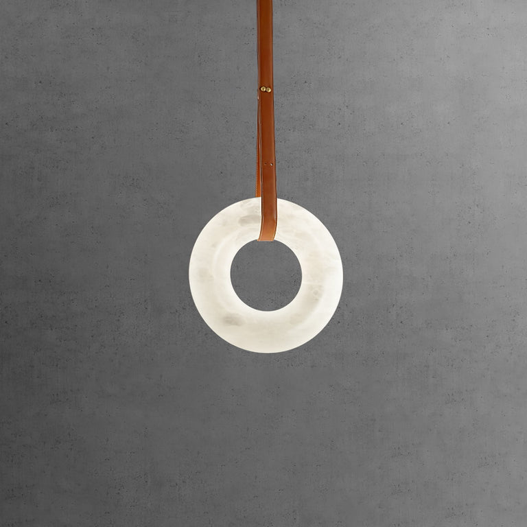 Pendant Light A Alabaster Ring Ceiling Lamp by Dalmivik, product or room detail view