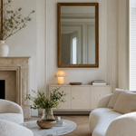 Pearl Modern Alabaster Table Lamp Mushroom by Dalmivik, product or room detail view