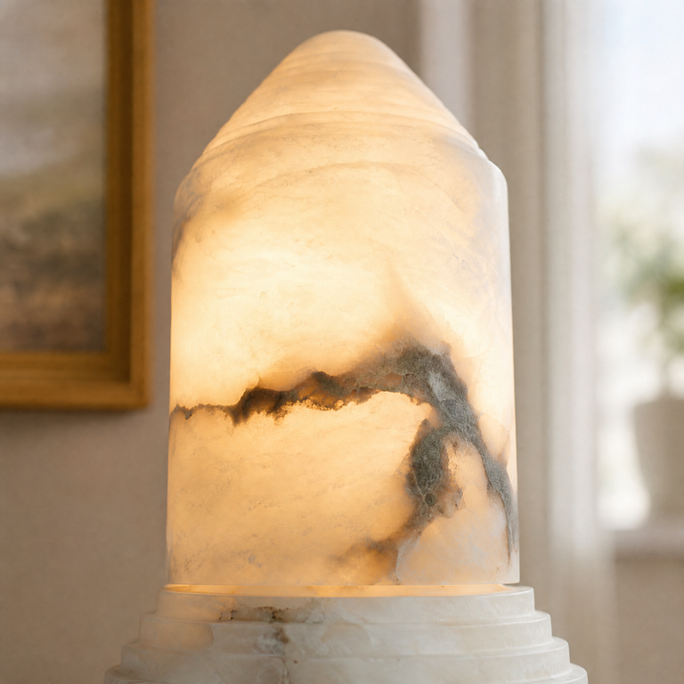 Pearl Modern Bedroom Table Lamp by Dalmivik, product or room detail view