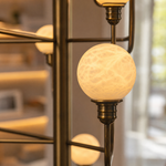 Ramo Alabaster Foyer Large Chandelier by Dalmivik, product or room detail view