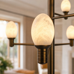 Ramo Brass Living Room Chandelier by Dalmivik, product or room detail view