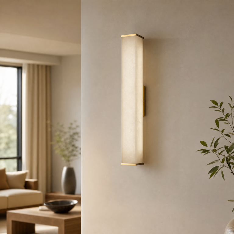 Square Tube Wall Sconce by Dalmivik, product or room detail view
