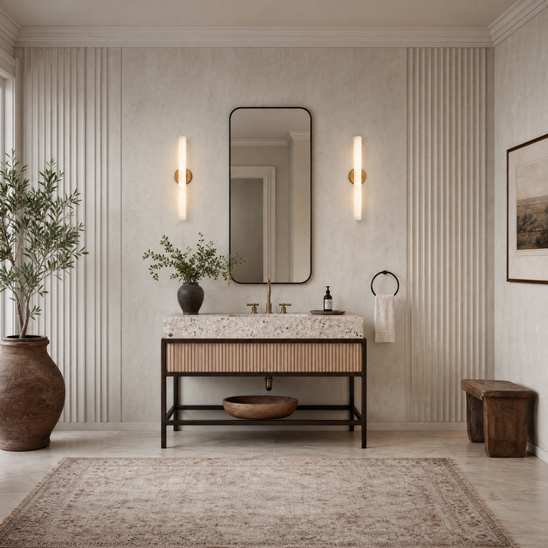 Twin Stick Wall Sconce by Dalmivik, product or room detail view