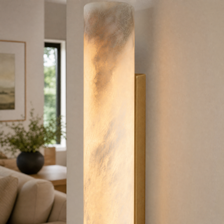 Vertical Wall Sconce by Dalmivik, product or room detail view