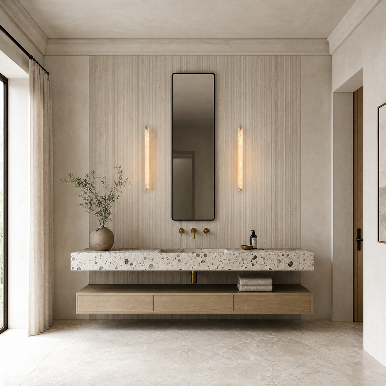 Vertical Wall Sconce by Dalmivik, product or room detail view