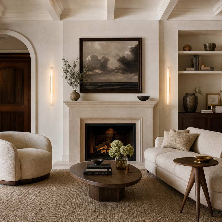 Vertical Wall Sconce by Dalmivik, complete fixture view