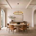 Votelle Modern Alabaster Ring Chandelier by Dalmivik, product or room detail view