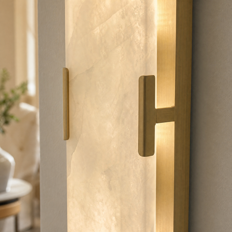 Wave Panel Wall Sconce by Dalmivik, product or room detail view