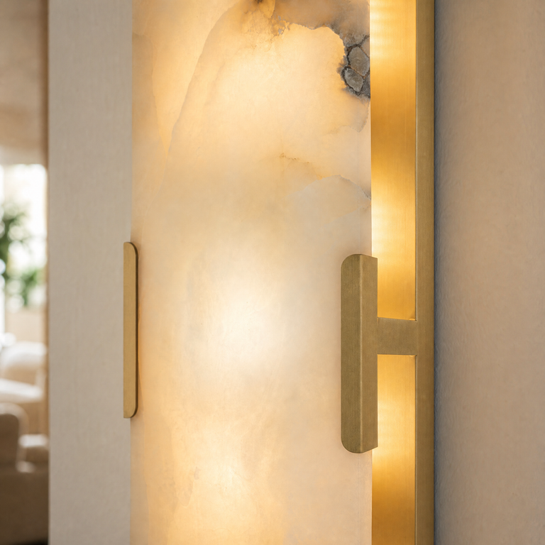 Wave Panel Wall Sconce by Dalmivik, product or room detail view