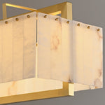 Alabaster Bar Chandelier with Gold & White Finish by Dalmivik, product or room detail view