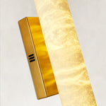 Illuminated cylinder and brass-tone backplate close-up.