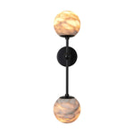Alabaster Double Spherical Wall Lamp by Dalmivik, product or room detail view