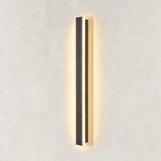 Illuminated vertical integrated LED wall sconce
