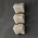 Blocco Alabaster Wall Sconce by Dalmivik, complete fixture unlit