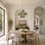 Cascading Marble Disc Chandelier 22.8