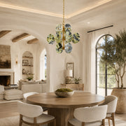 Cascading Marble Disc Chandelier 22.8