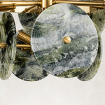 Product detail of Cascading Marble Disc Chandelier 22.8