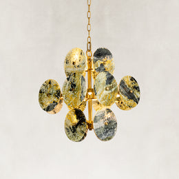 Cascading Marble Disc Chandelier 22.8