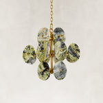 Cascading Marble Disc Chandelier 22.8