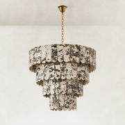 Product detail of Cascading Marble Panel Chandelier 33.5