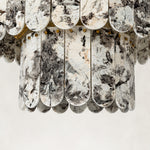 Product detail of Cascading Marble Panel Chandelier 33.5