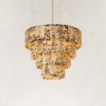 Product detail of Cascading Marble Panel Chandelier 33.5