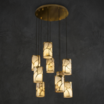 Cascata Modern Cluster Pendant Light by Dalmivik, complete fixture view