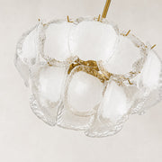 Cloud Glass Drum Chandelier in 24 in / 61 cm - material detail